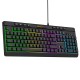 Wozinsky WKG-1044 Wired Backlit Membrane Gaming Keyboard - Black