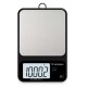 Wozinsky WAK-2252 kitchen scale accurate with large LCD display up to 5 kg - black