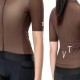 Rockbros 15110007003 TVI Women&amp;#39;s Short Sleeve Cycling Jersey S - Brown