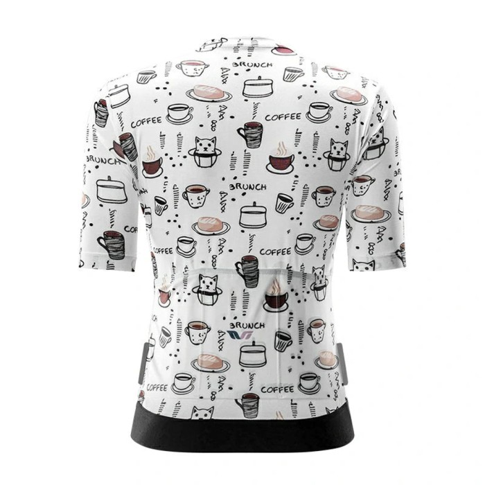 Rockbros 15110005005 Women&amp;#39;s Short Sleeve Cycling Jersey L - White