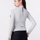 Rockbros YDWT006 TVI women&amp;#39;s cycling jersey insulated autumn/winter M - white and gray
