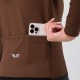 Rockbros YDWT006 TVI women&amp;#39;s cycling jersey insulated autumn/winter S - brown