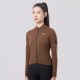 Rockbros YDWT006 TVI women&amp;#39;s cycling jersey insulated autumn/winter L - brown