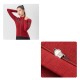 Rockbros YPW065 TVI Women&amp;#39;s Long Sleeve Cycling Jersey Fall/Winter M - Red