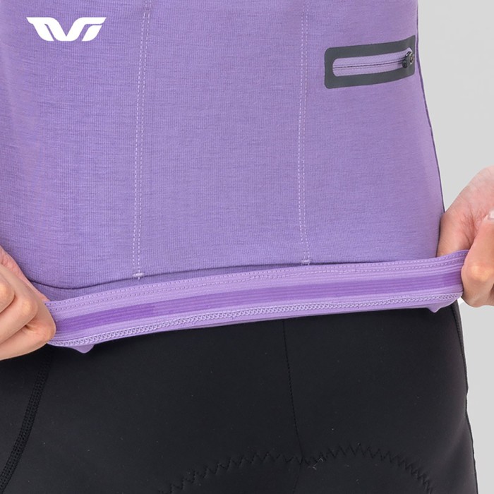 Rockbros YPW065 TVI Women&amp;#39;s Long Sleeve Cycling Jersey Fall/Winter S - Purple