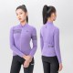 Rockbros YPW065 TVI Women&amp;#39;s Long Sleeve Cycling Jersey Fall/Winter L - Purple