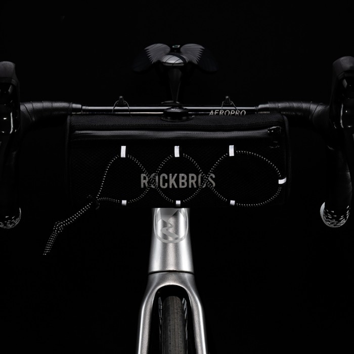 Rockbros TL002 ROAD TO SKY 1.5L Handlebar Bike Bag Waterproof - Black