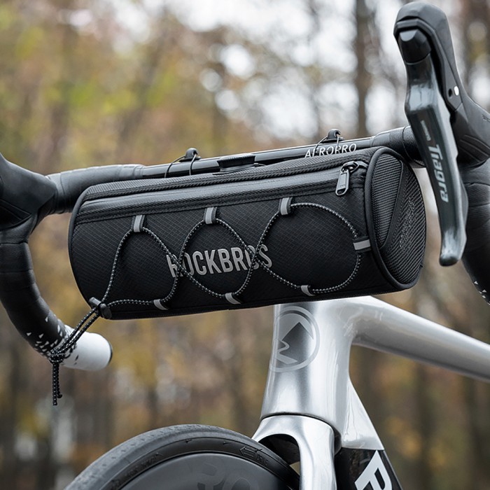 Rockbros TL002 ROAD TO SKY 1.5L Handlebar Bike Bag Waterproof - Black