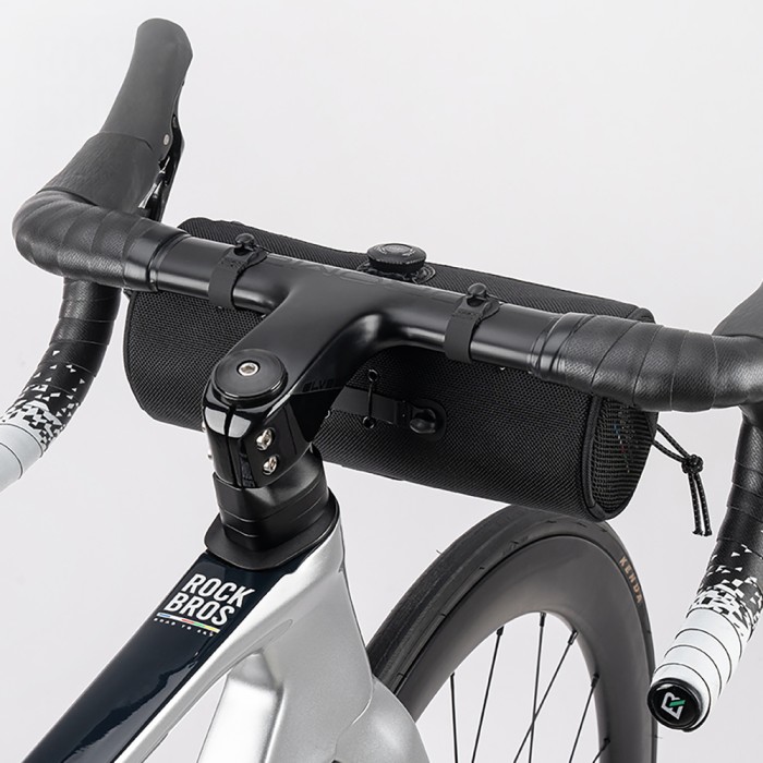 Rockbros TL002 ROAD TO SKY 1.5L Handlebar Bike Bag Waterproof - Black