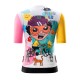 Rockbros 15210005003 S Women&amp;#39;s Cycling Jersey with Print - White
