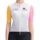 Rockbros 15210005003 S Women&amp;#39;s Cycling Jersey with Print - White