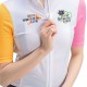 Rockbros 15210005003 S Women&amp;#39;s Cycling Jersey with Print - White
