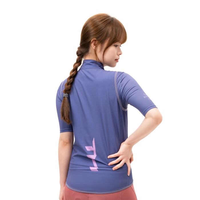 Rockbros MJ008 TVI Windproof Women&amp;#39;s Cycling Vest M - Purple
