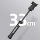 ROCKBROS TM-1701P 80 PSI Mini Bicycle Pump for Presta and Schrader Valves - Black