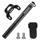 Rockbros JG-PB-004 lightweight bicycle pump with pressure gauge - black