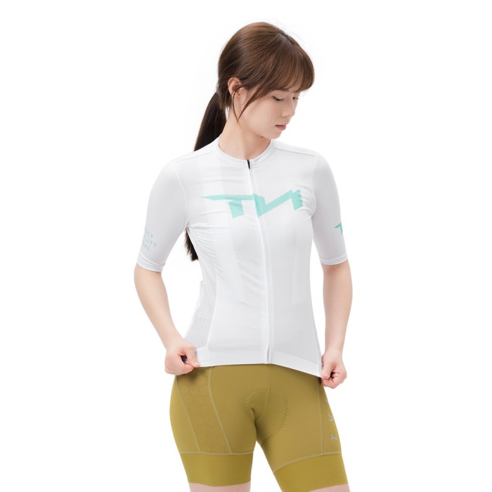 Rockbros YDDX012-1 TVI M Women&amp;#39;s Cycling Jersey - White