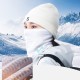 Rockbros LFA23 TVI Women&amp;#39;s Knitted Bicycle Neck Warmer - White