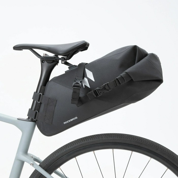 Rockbros AS-157 RideMate Waterproof Saddle Bag - Black
