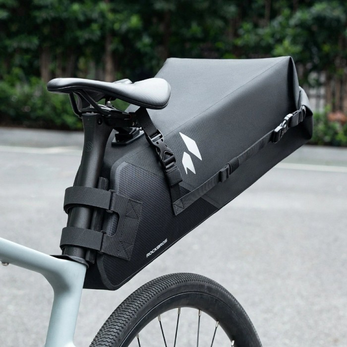Rockbros AS-157 RideMate Waterproof Saddle Bag - Black