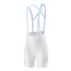 Rockbros YDDK017-1 TVI Women&amp;#39;s Cycling Shorts with Bib and Pad Size S - White