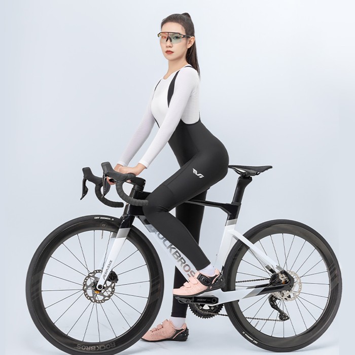 Rockbros YDCK005 TVI Women&amp;#39;s Cycling Bib Shorts with Pad Size S - Black