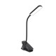 Wozinsky VT-01 Mini LED Reading Lamp with Clip and USB-C Cable 80cm - Black