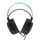 Wozinsky WSG-1118 Wired Gaming Headphones with Microphone and RGB Backlight - Black