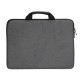 Wozinsky WTL-15 15.6" Laptop Bag with Handle and Metal Zipper - Gray