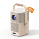 Yaber T2 Plus GTV 1080p 450 ANSI Google TV JBL Dolby Audio Multimedia Projector with Battery - Beige