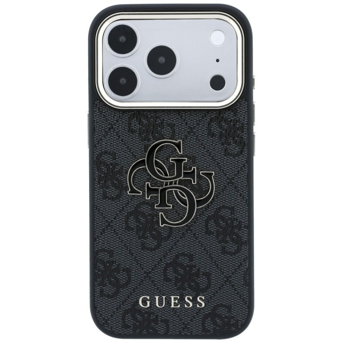 Guess 4G &amp;amp; Big Resin Logo Case for iPhone 17 Pro / 18 Pro - Black
