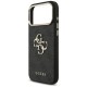 Guess 4G Big 4G Classic Logo Case for iPhone 17 Pro Max / 18 Pro Max - Black and Gold