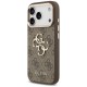 Guess 4G Big 4G Classic Logo Case for iPhone 17 Pro / 18 Pro - Brown and Gold