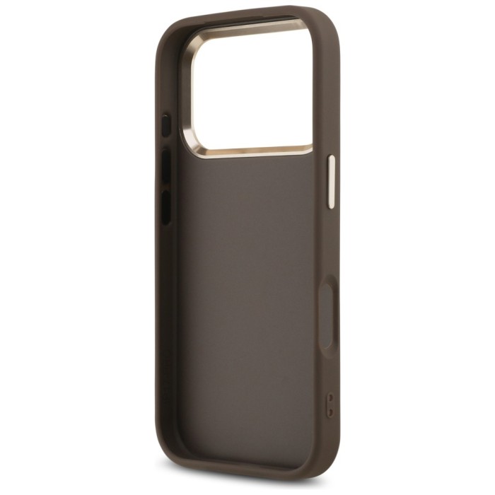 Guess 4G Big 4G Classic Logo Case for iPhone 17 Pro / 18 Pro - Brown and Gold
