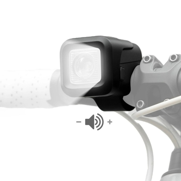 Rockbros SKL01 Front Bike Light 450 lm with 120 dB USB-C Bike Bell - Black