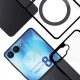 3mk Satin Armor Case+ Flip for Samsung Galaxy Z Flip 8 - transparent