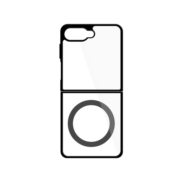 3mk Satin Armor Case+ Flip for Samsung Galaxy Z Flip 8 - transparent
