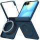 Spigen AirSkin Aramid MagFit MagSafe Case for Samsung Galaxy Z Flip 8 - Navy Blue