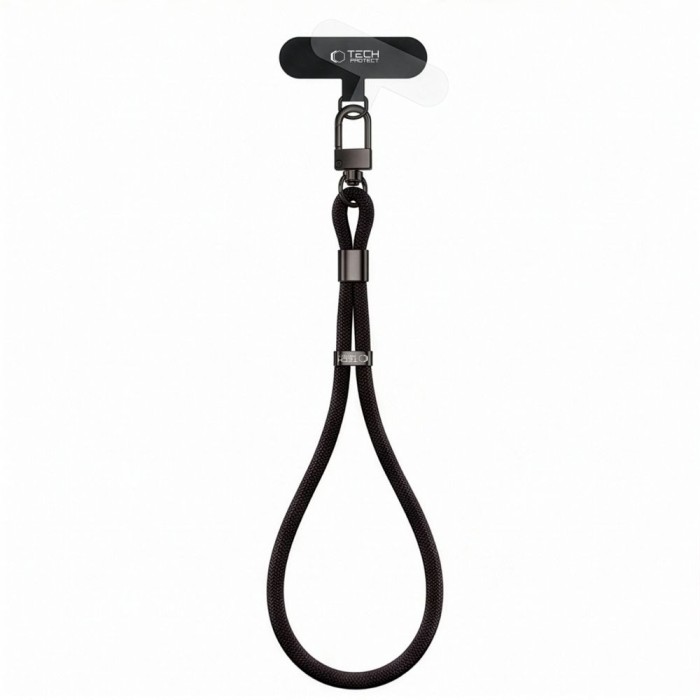 Tech-Protect C11S Rope Wrist Strap for Phone - Black