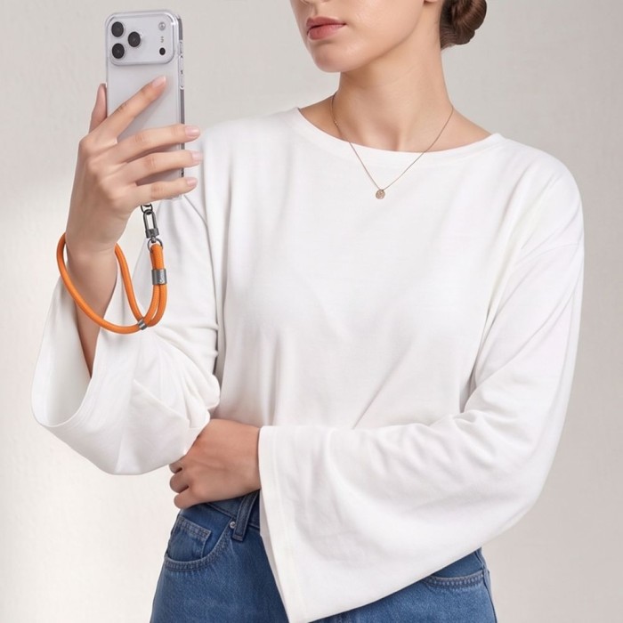 Tech-Protect C11S Rope Wrist Strap for Phone - Orange