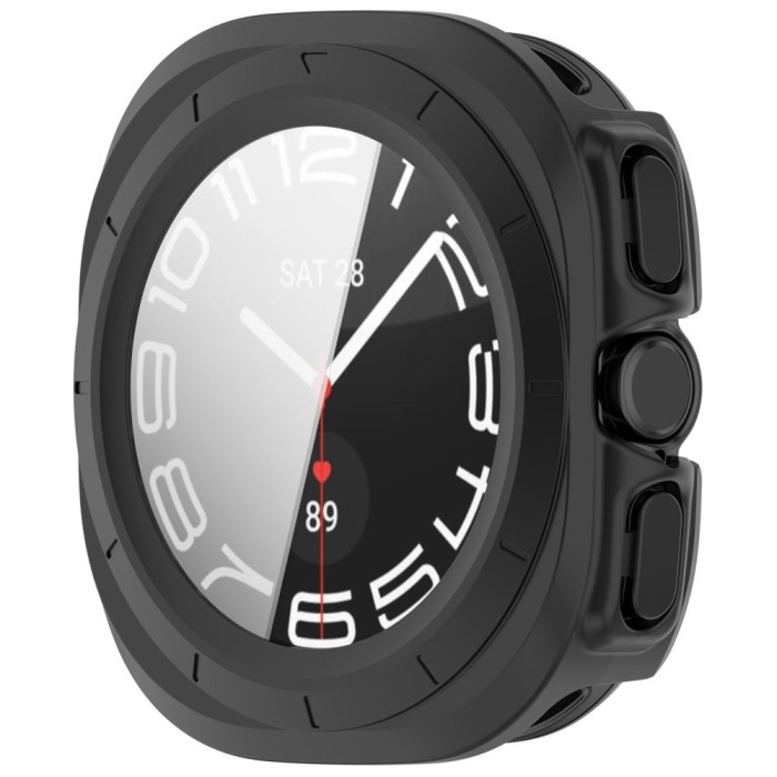 Tech-Protect Defense 2-Pack Case for Samsung Galaxy Watch Ultra 47mm - Clear Matte Black