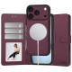 Tech-Protect Wallet MagSafe case for iPhone 17 Pro Max / 18 Pro Max - burgundy