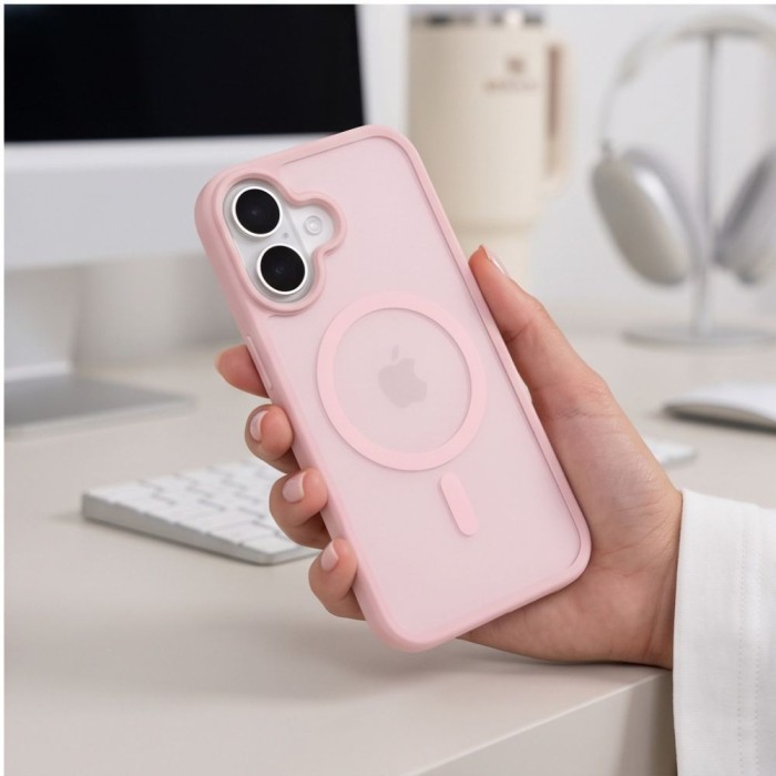 Tech-Protect BasicMag MagSafe iPhone 17 Case - Matte Pink