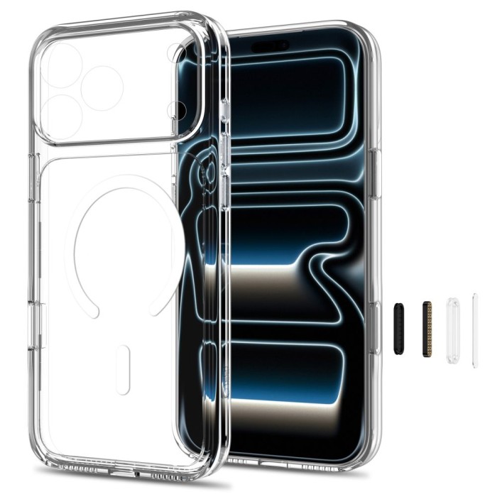 Tech-Protect Flexair Hybrid CC MagSafe Case for iPhone 17 Pro Max / 18 Pro Max - Clear
