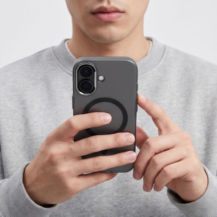 Tech-Protect MagZero MagSafe case for iPhone 17 - matte black