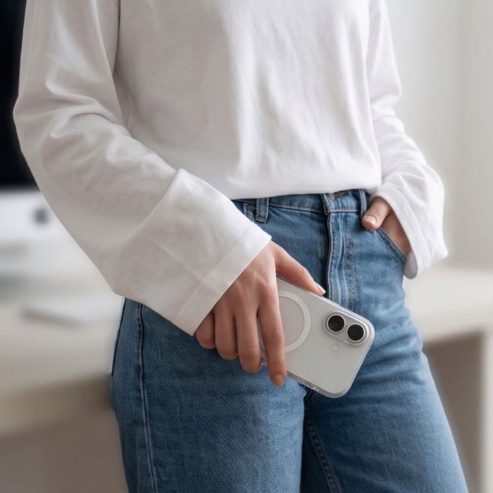 Tech-Protect MagZero MagSafe Case for iPhone 17 - Matte White