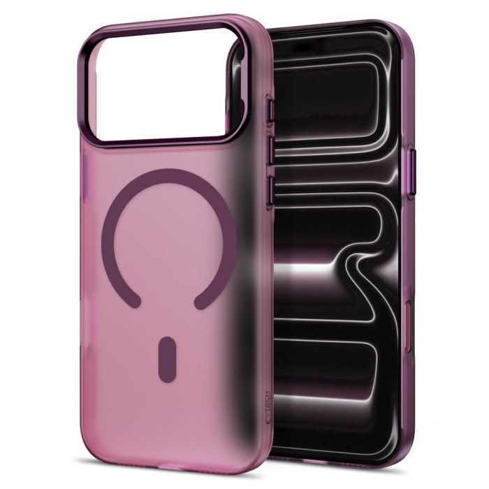 Tech-Protect MagZero MagSafe Case for iPhone 17 Pro / 18 Pro - Burgundy Matte