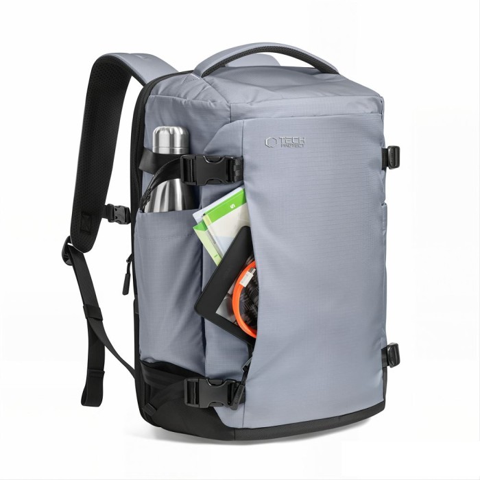 Tech-Protect Defender S70 RYANAIR &amp;amp; WIZZAIR 24L Laptop Backpack - Gray