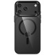 Tech-Protect Magmat Magsafe CC Case for iPhone 17 Pro / 18 Pro - Transparent Black
