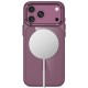 Tech-Protect Magmat Magsafe CC Case for iPhone 17 Pro / 18 Pro - Transparent Burgundy