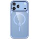 Tech-Protect Magmat Magsafe CC Case for iPhone 17 Pro / 18 Pro - Transparent Light Blue